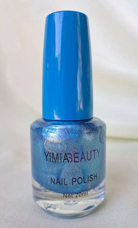 Yimia Beauty Nail Polish - Shade 63 Metallic Pool Blue