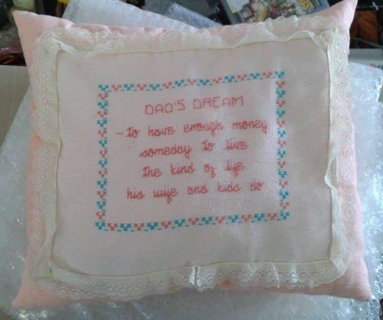 Clearance SALE Dad's Dream Pillow