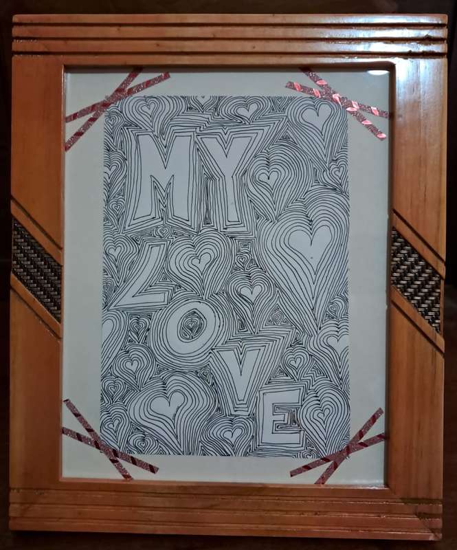 Framed Original Art - Love Collection - 'MY LOVE'