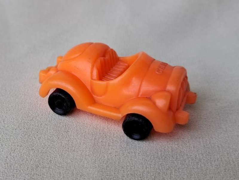 Orange Plastic 'Noddy' Car