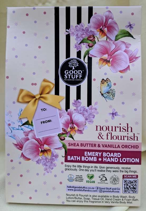 Good Stuff Nourish and Flourish Gift Set - Shea Butter and Vanilla Orchid
