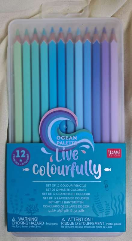 Legami Pencils Live Colourfully - Ocean Palette 12pc