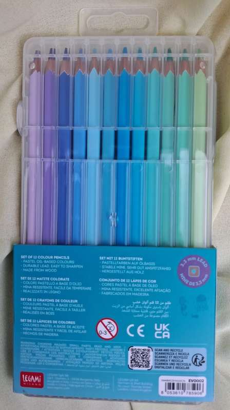Legami Pencils Live Colourfully - Ocean Palette 12pc