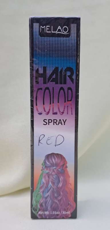 Melao Temporary Hair Colour Spray - Red