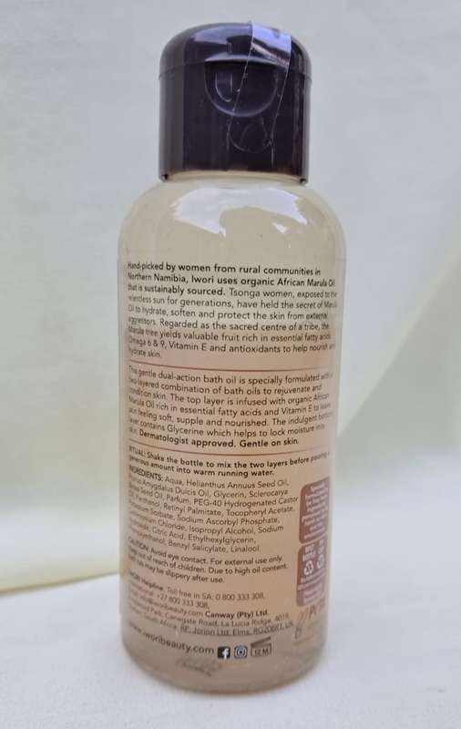 iwori Beauty of Africa Dual-action Marula Bath Oil