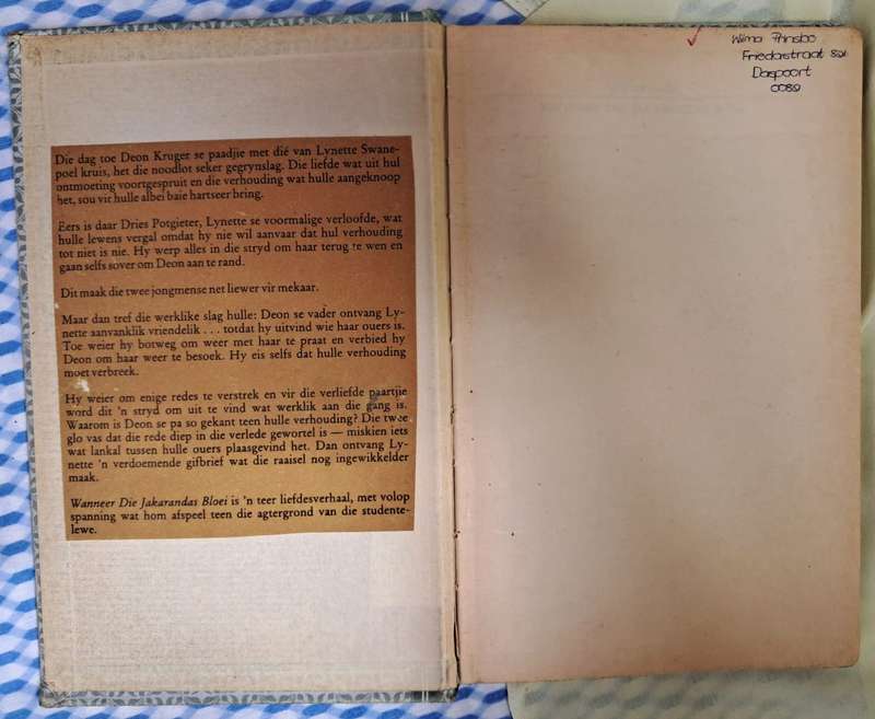 Wanner die Jakarandas bloei (1983)