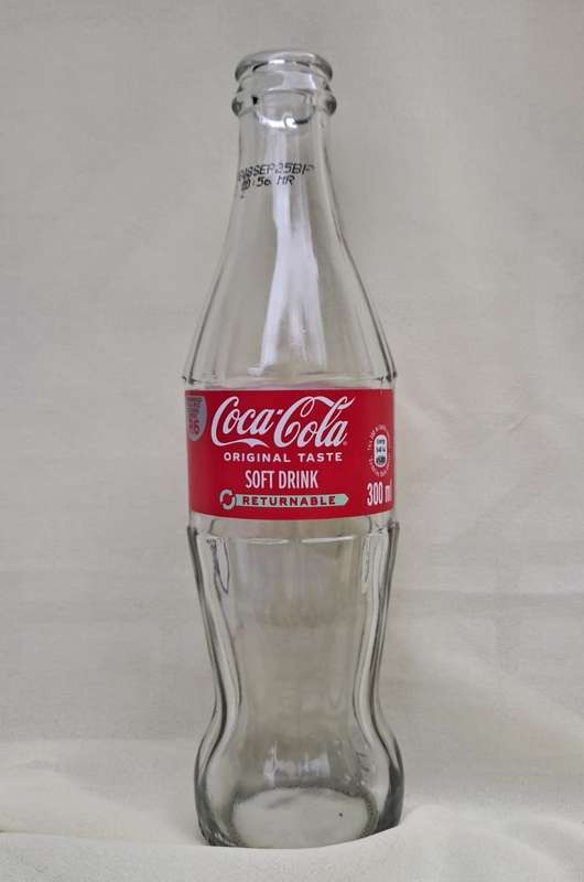 Collectible Glass Bottle - Coca Cola 300ml