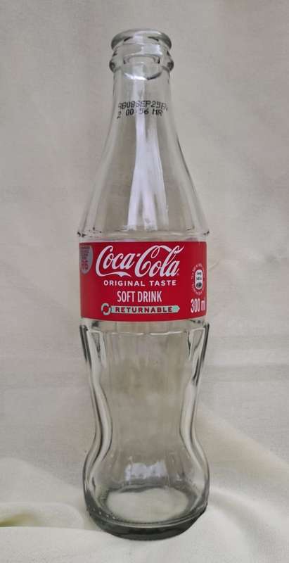 Collectible Glass Bottle - Coca Cola 300ml