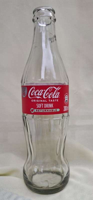 Collectible Glass Bottle - Coca Cola 300ml