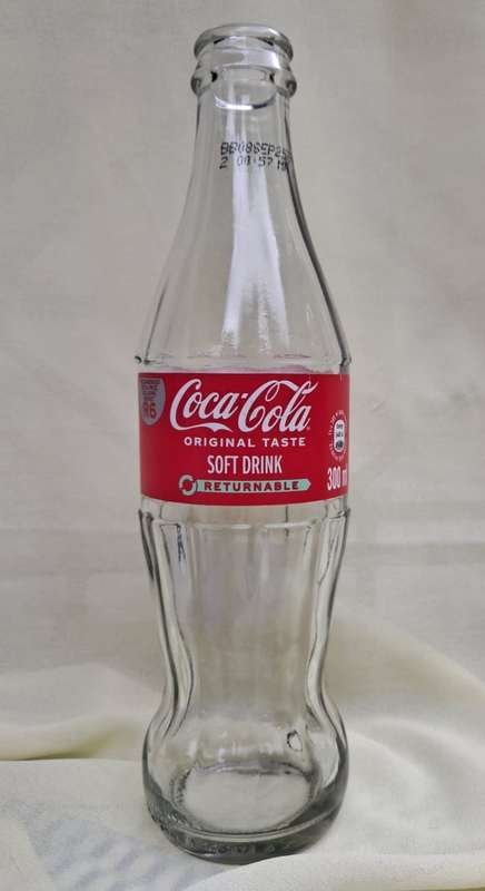 Collectible Glass Bottle - Coca Cola 300ml