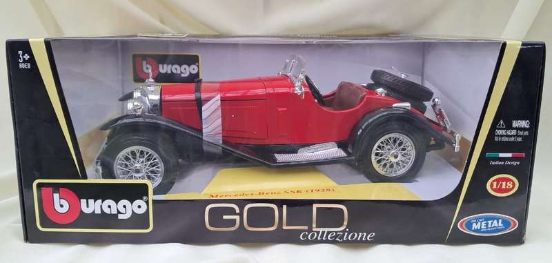 Bburago Gold Collezione 1:18 Mercedes-Benz SSK (1928)