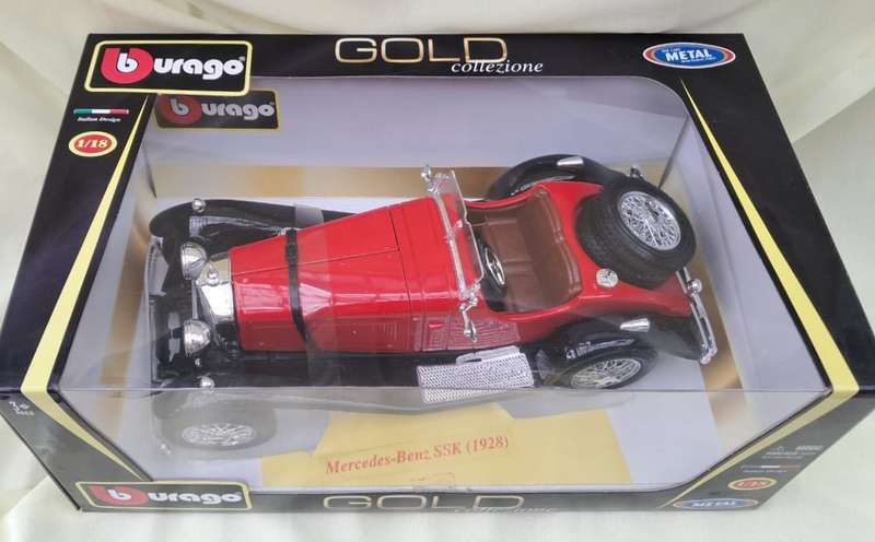 Bburago Gold Collezione 1:18 Mercedes-Benz SSK (1928)