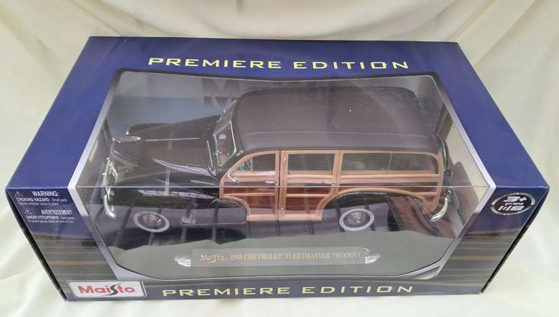 Maisto Premiere Edition 1:18 1948 Chevrolet Fleetmaster Woody