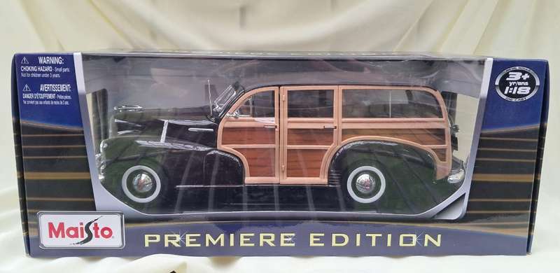 Maisto Premiere Edition 1:18 1948 Chevrolet Fleetmaster Woody