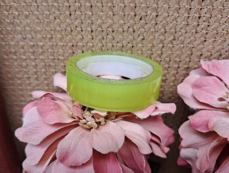 Sheer Coloured Cellotape roll - Yellow