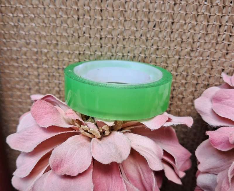 Sheer Coloured Cellotape roll - Green
