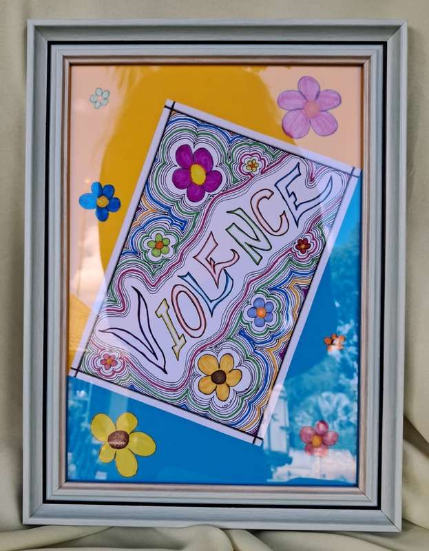 Framed Original Art - Violent Paradox