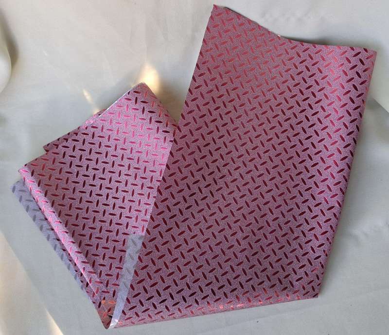 Metallic Gift/flower Wrapping Paper Sheet - Glitter Effect Red