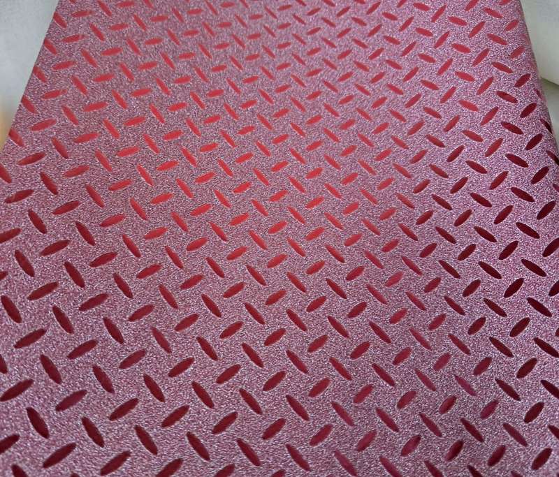 Metallic Gift/flower Wrapping Paper Sheet - Glitter Effect Red