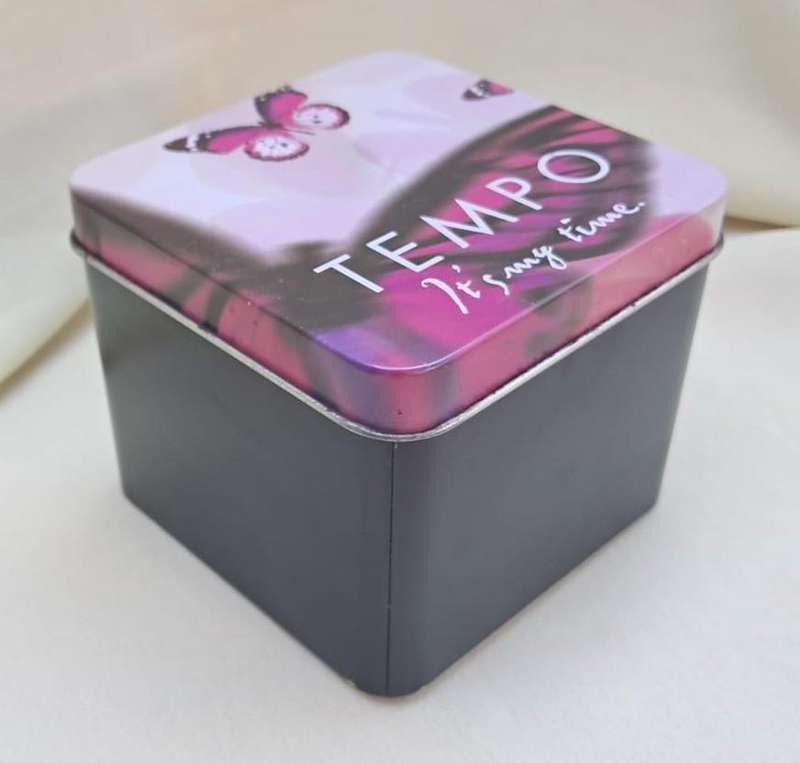 Collectible Tin - Tempo Pink Butterfly
