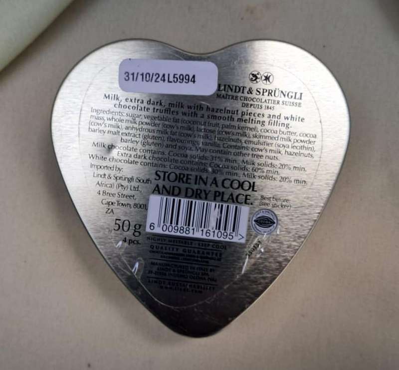 Collectible Tin - Lindt LIndor Gold Heart 50g