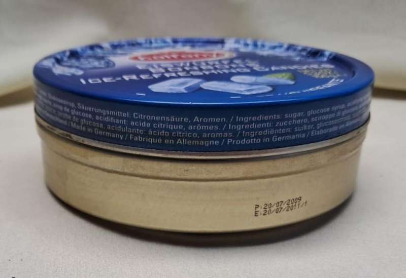 Collectible Tin - Kalfany Ice-Refreshing Candies NOT EMPTY