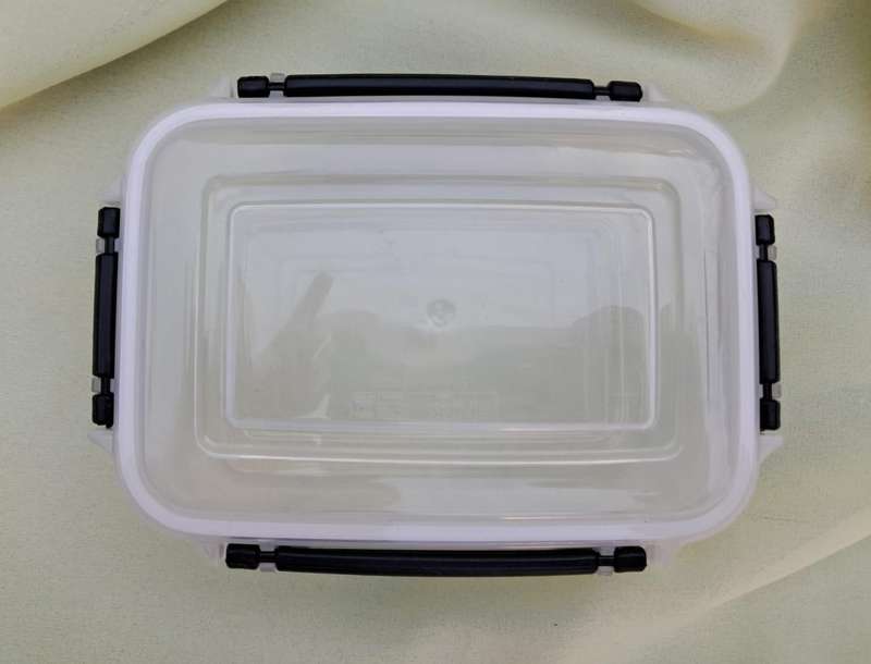 Goldex Clip Lock Container - Leakproof Black 0.5 Litre