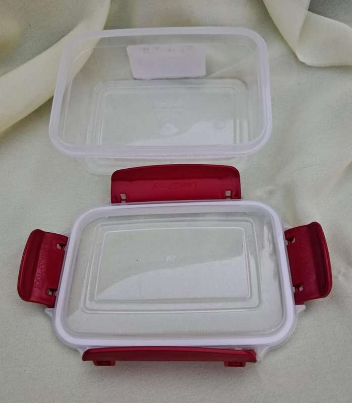 Goldex Clip Lock Container - Leakproof Red 0.5 Litre