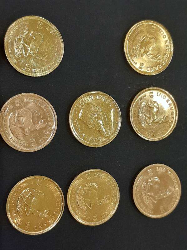 8 x 1/10th Krugerrands