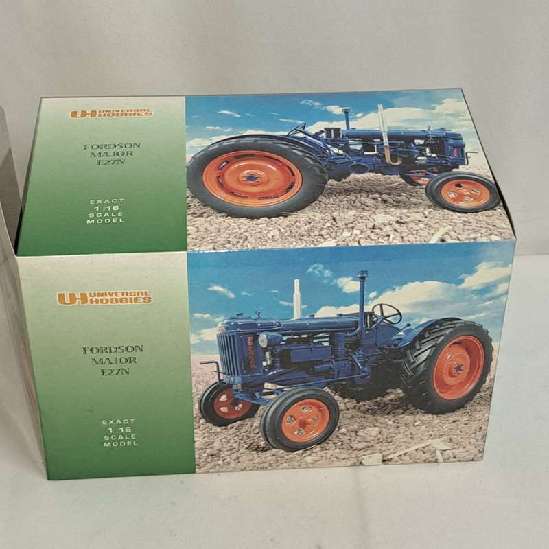 Fordson Major E27N Blue Bottle Tractor - Universal Hobbies  UH2638U- Scale 1/16
