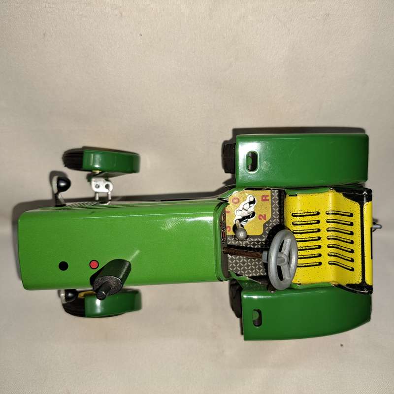John Deere 3120 Tractor + Tanker - Tin Tinplate - Scale 1/25