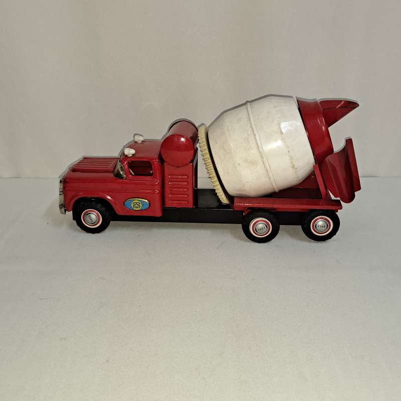 Tin Tinplate Cement Truck - Made in Japan