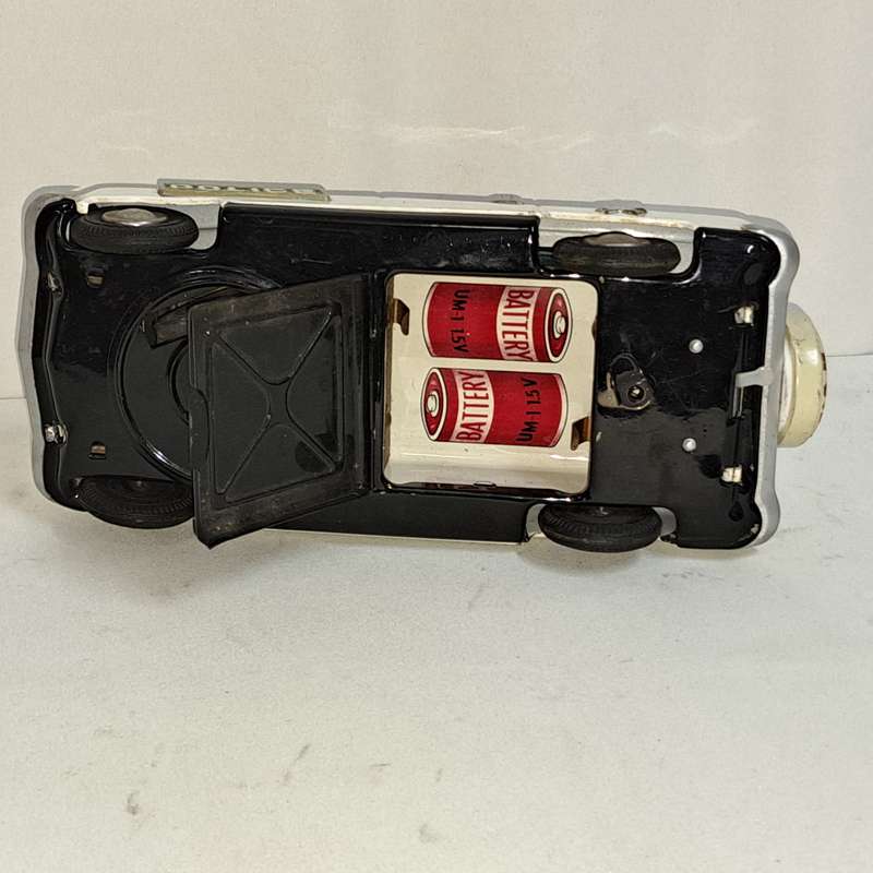 Tin Tinplate Jeep Police - Made in Japan