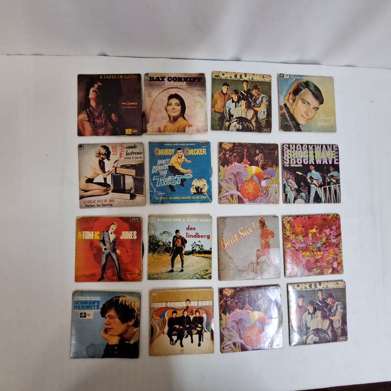 Promotional Toy LP Records in stand - Only for South Africa market.