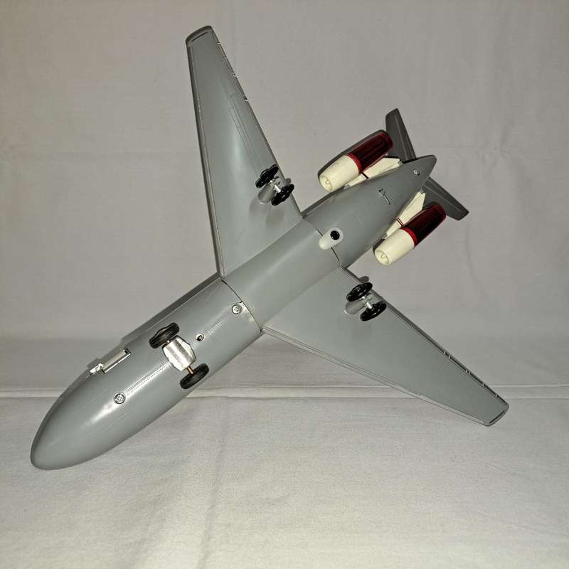 Tin Tinplate DC-9 Jet TWA Passenger Plane - No N900TW