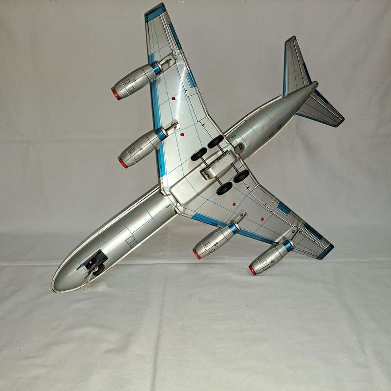 Tin Tinplate Boeing 747 Panam Jet Passenger Plane - No N7472PA