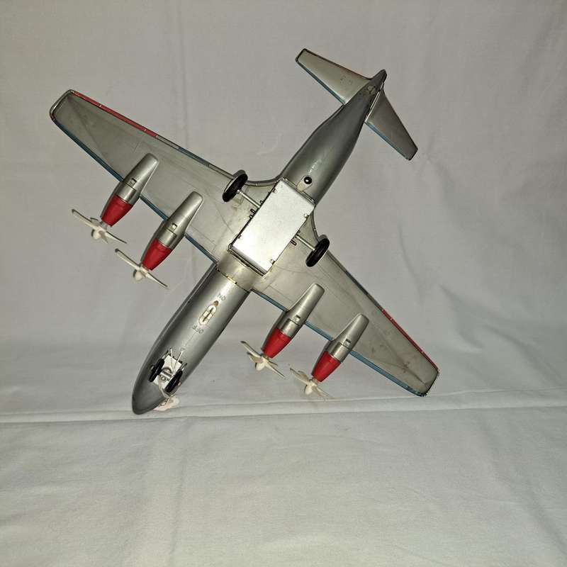 Tin Tinplate Electra II Passenger Plane - No AQON