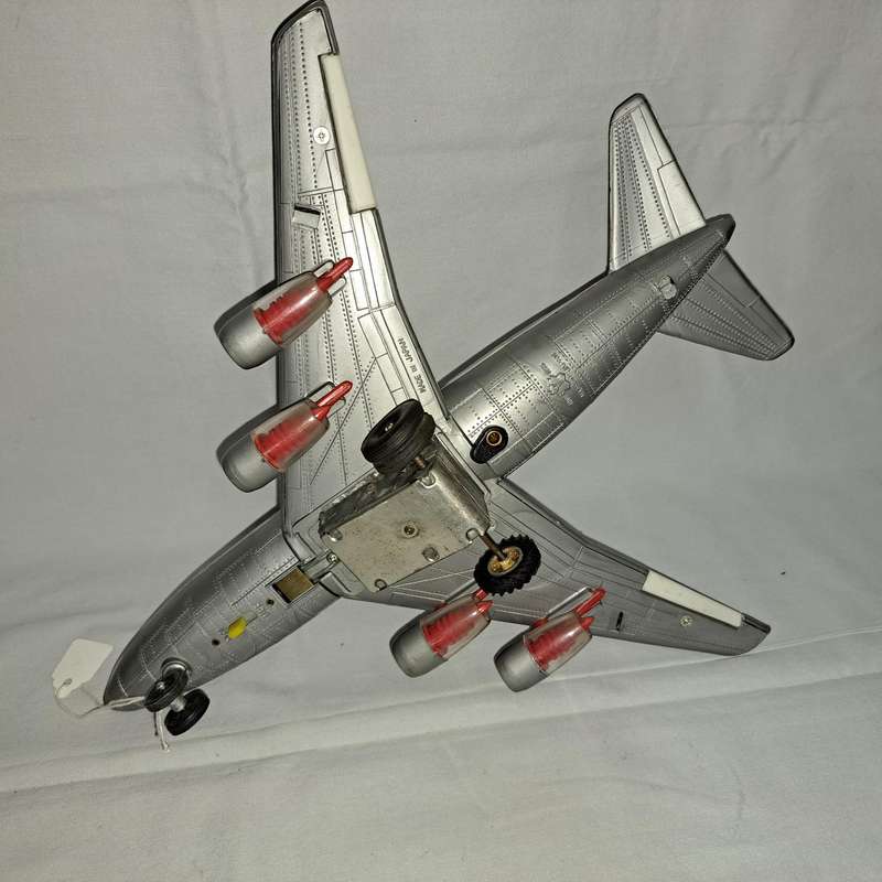 Tin Tinplate Boeing 707 Panam Jet Passenger Plane - No N74071