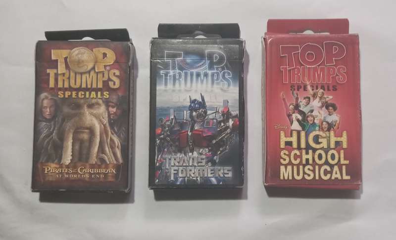 Top trumps specials trading cards(3 packs)
