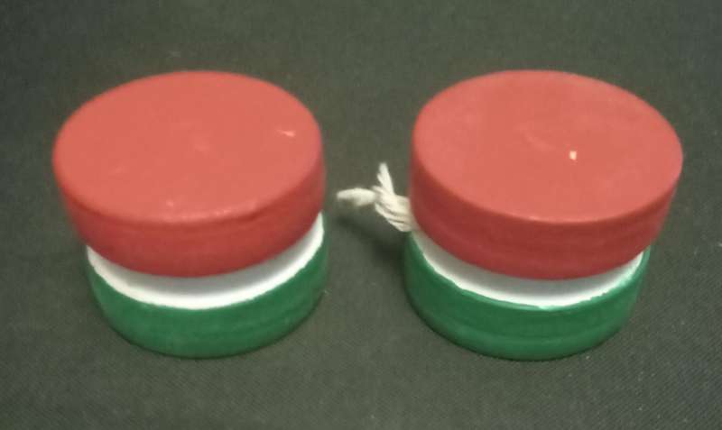 x2 Wooden handmade yoyo's