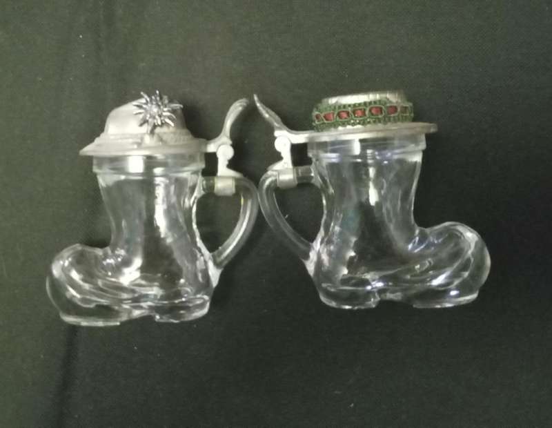 x2 Boot shaped shot glasses
