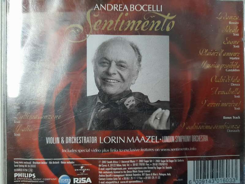Andrea Bocelli - Sentimento