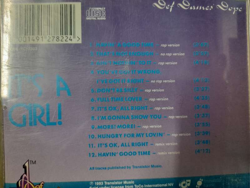Def Dames Dop - It's a girl, The album
