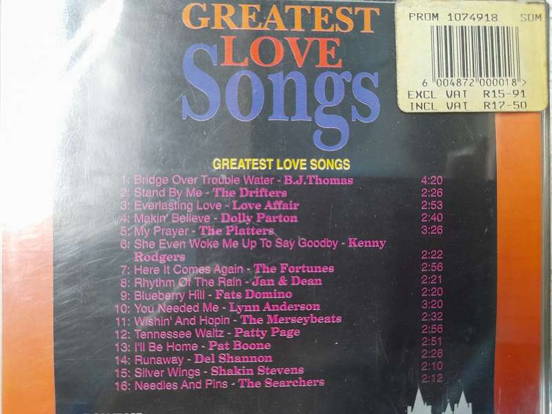 Greatest love songs