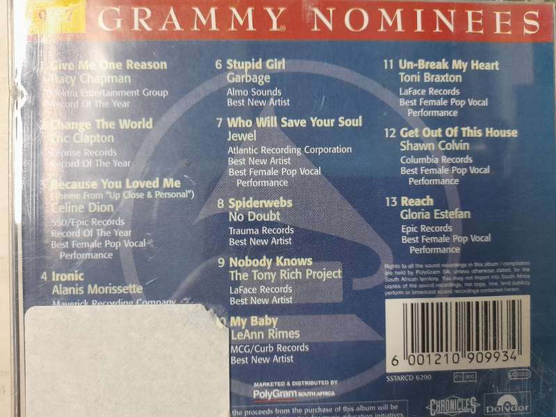 Grammy Nominees 1997