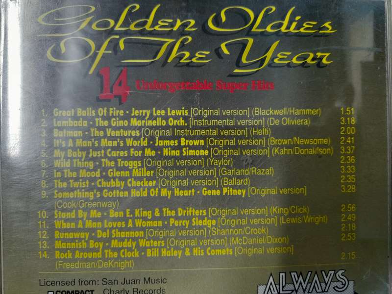 Golden oldies of the year