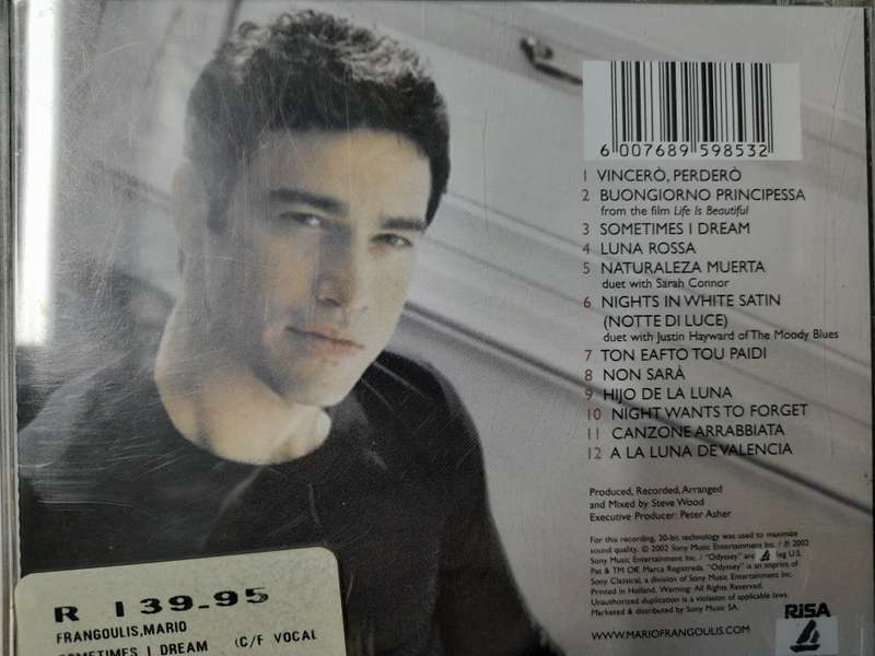 Mario Frangoulis - Sometimes I dream
