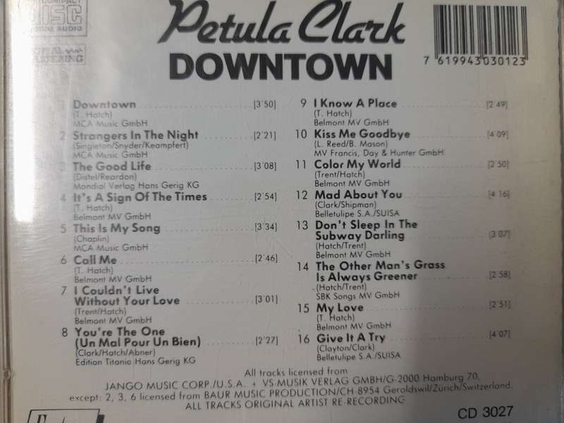 Petula Clark - Down Town