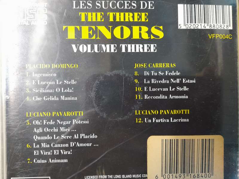 The Three Tenors - Volume 3