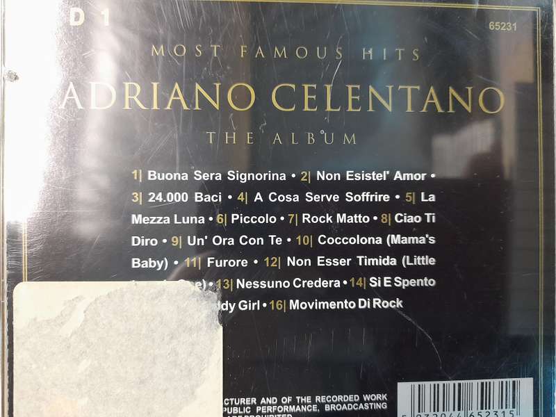 Adriano Celentano - The Album - CD 1